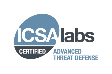 ICSA Labs Advanced Threat Defense 認定を取得