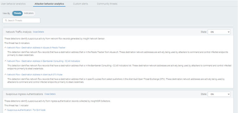 EDR機能：AttackerBehaviorAnalytics